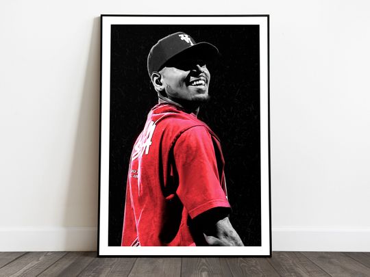 Discover Chris Brown Poster Hip Hop RNB Poster