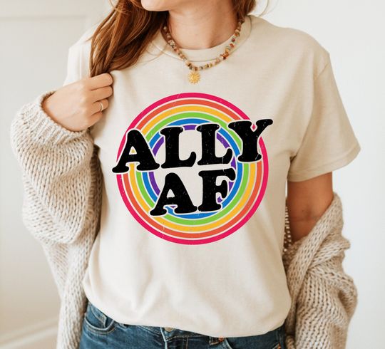 Discover Ally AF, Gay Pride Shirt, LGBT Pride Shirt