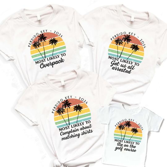 Discover Custom Vacation Shirts Matching Family Beach T-Shirt