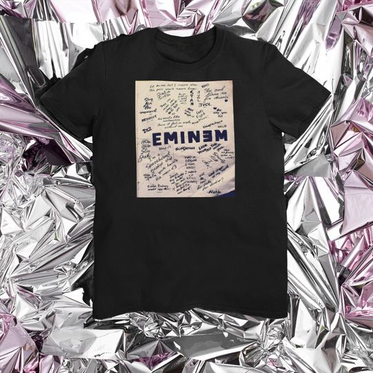 Discover Eminem Lyrics Vintage Rap T-Shirt
