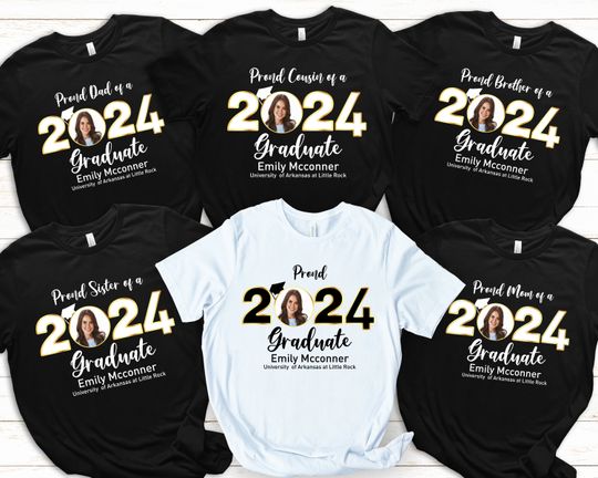Discover Personalized Graduation Family Shirts, Custom Graduation Family Matching 2024