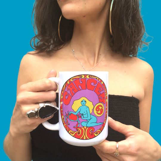 Discover Cancer Coffee Mug Zodiac Gift