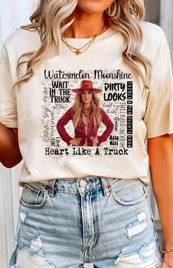 Discover Lainey Wilson, Watermelon Moonshine Tshirt