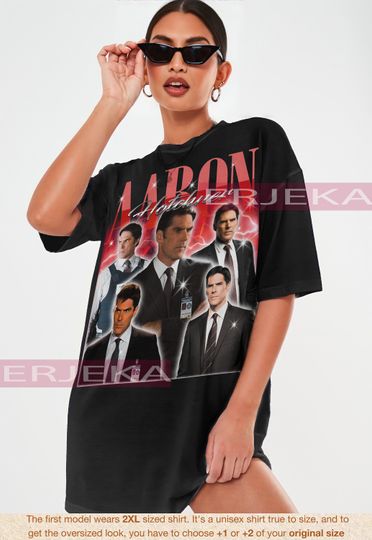 Discover Aaron Hotchner Shirt, Vintage 90s Graphic Tee Aaron Hotchner