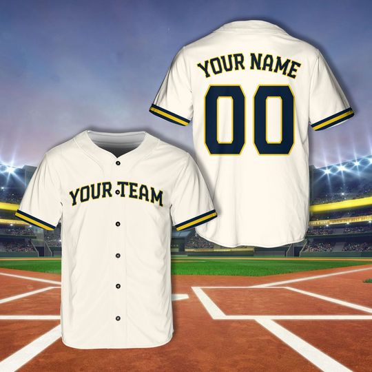 Discover Personalized American Baseball Team Jersey Custom Jersey Color Baseball Shirt