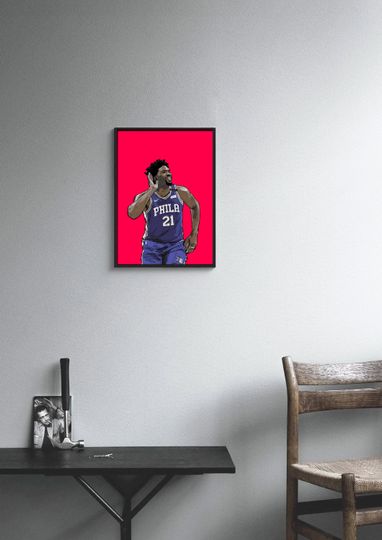 Discover Joel Embiid - Digital poster print