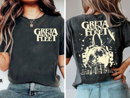 Discover Graphic Greta Starcatcher World Tour 2024 shirt, Music Band Van Fleet Shirt