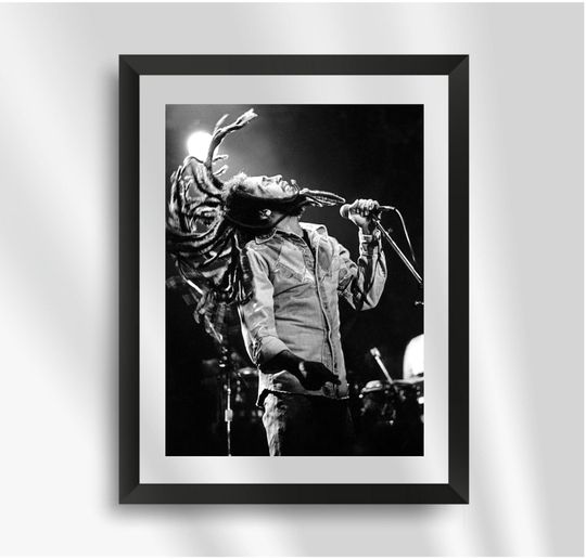 Discover BOB MARLEY Poster, Bob Marley Vintage Poster