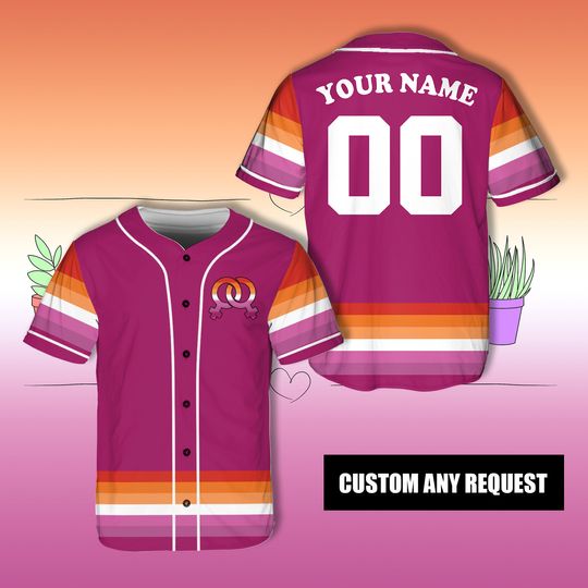 Discover Custom LGBTQ Pride Month Baseball Jersey, Matching Outfit For LGBT Community