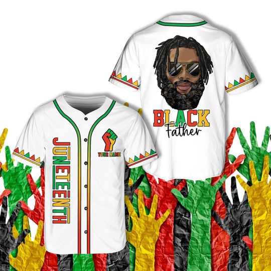 Discover Personalized Black History Month Baseball Jersey