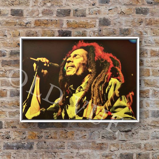 Discover Bob Marley Live Reggae Poster