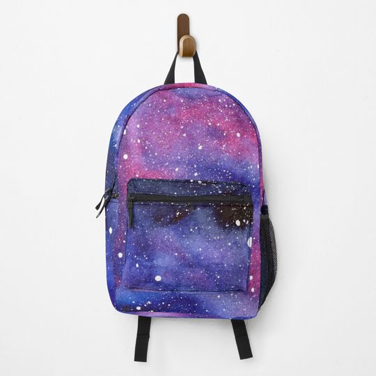 Discover Watercolor Nebula Galaxy Backpack