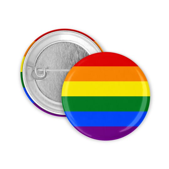 Discover Rainbow Flag Button