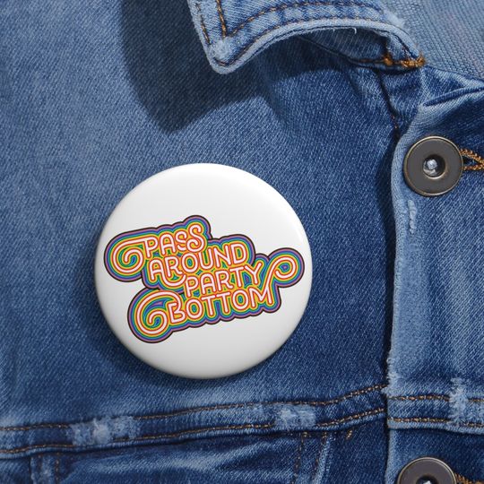 Discover Pass Around Party Bottom Pin Button