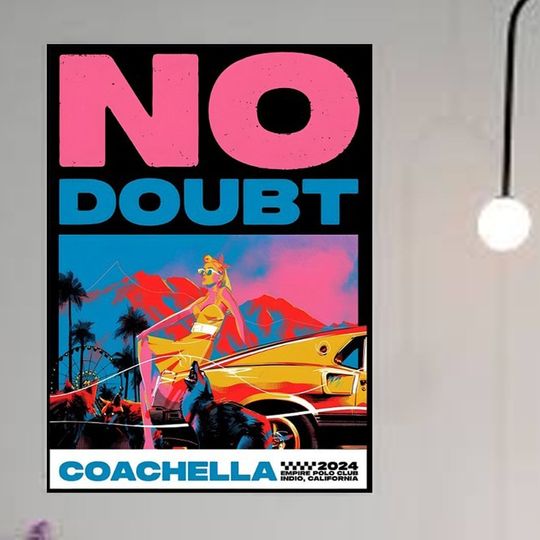 Discover No Doubt Coachellla 2024 Indio, CA Empire Polo Club April 19 2024 Poster