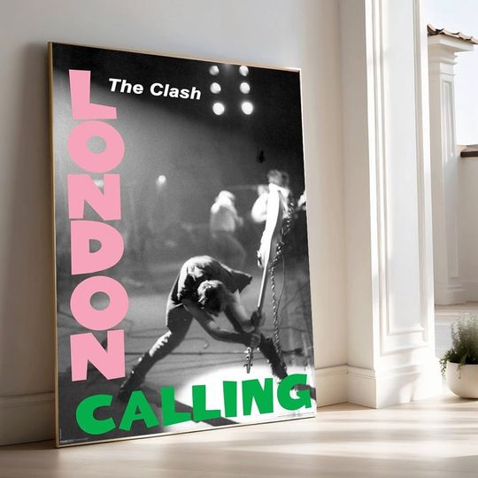 Discover Pyramid America The Clash London Calling Music Cool Wall Decor Poster