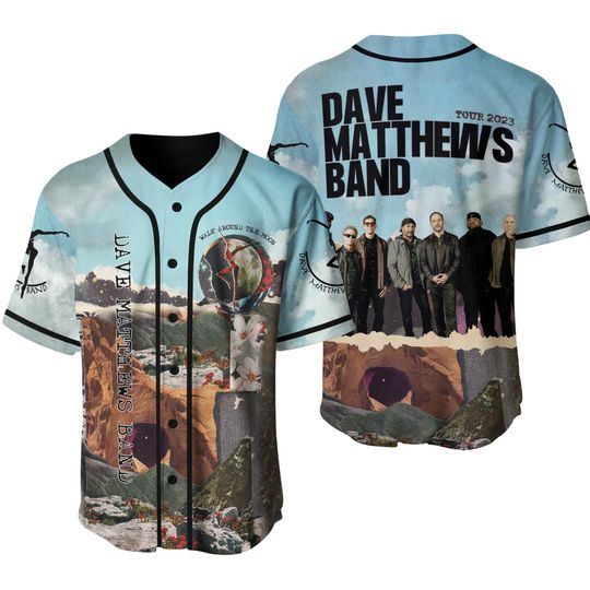 Discover Dave Matthews Band 2023 Tour Baseball Jersey