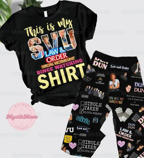 Discover Svu Pajamas Set, Law And Order Pajamas Sets