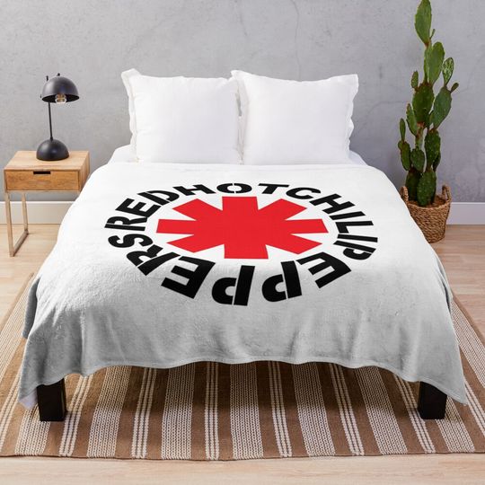 Discover Red Hot Chilli Red Hot Chili Peppers Throw Blanket