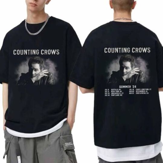 Discover Counting Crows Summer 2024 Tour Shirt, Counting Crows Band Fan Shirt