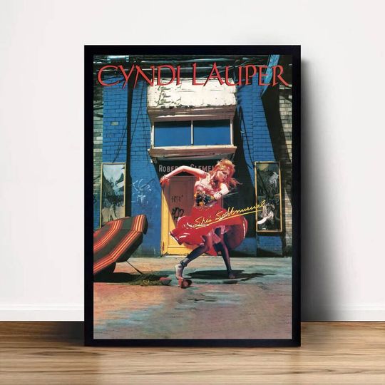 Discover Cyndi Lauper She's So Unusual Classic Music Poster