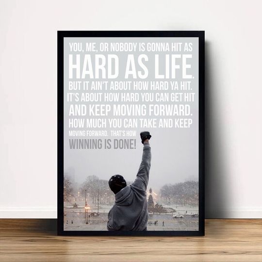 Discover Sylvester Stallone Rocky movie Poster