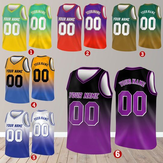 Discover Custom Basketball Jersey Team Name & Number, Basketball Jersey Team