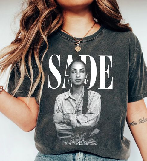 Discover 90s Vintage Sade Adu Tour Shirt