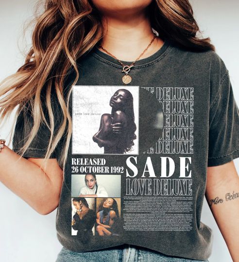 Discover Vintage Sade Concert Tour T-Shirt