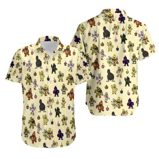 Discover Fnaf Meme Hawaiian Summer Shirt