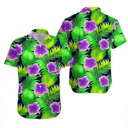 Discover Hibiscus Flower Beach Camp Hawaiian Shirt