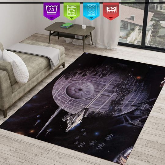 Discover Star Wars Galaxy Planets Rug - Stylish Decor for Living Room