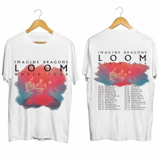 Discover Imagine Dragons Loom Tour 2024 Shirt, Imagine Dragons Band Fan