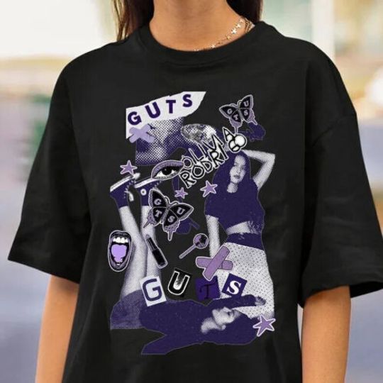 Discover Olivia Rodrigo GUTS album Olivia Tour 2024 T-Shirt