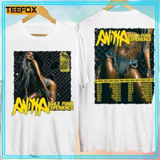 Discover Anitta Baile Funk Experience Tour 2024 Unisex T-Shirt