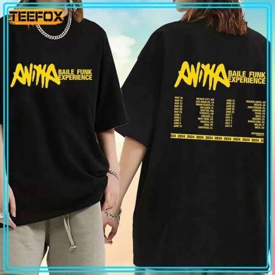 Discover Anitta Baile Funk Experience Tour 2024 Concert T-Shirt