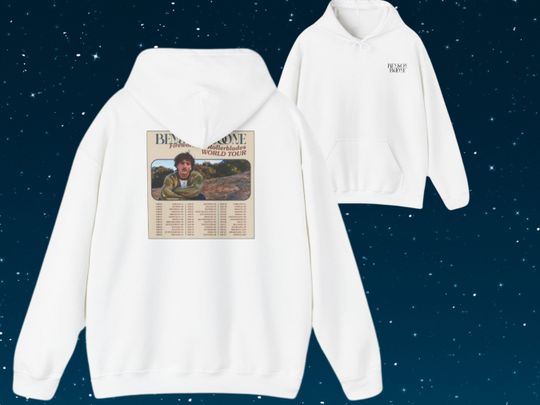 Discover Benson Boone Hoodie - Beautiful Things - Fireworks and Rollerblades World Tour