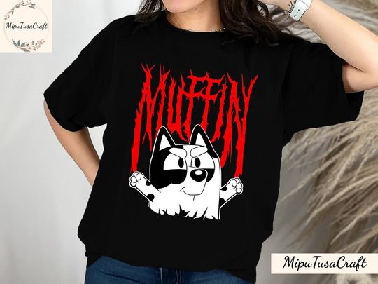 Discover BlueyDad Muffin Metal T-Shirt, Sweatshirt, Hoodie