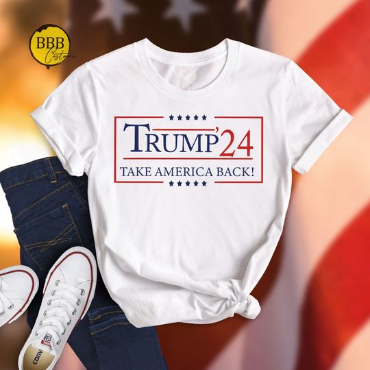 Discover Trump 24 Take America Back Shirt, Anti Biden Tee