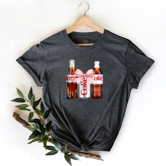 Discover Diet Coke Lover Pink Bow Shirt - Fashionable Diet Coke Tee