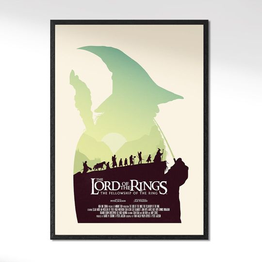 Discover Lord Of The Rings Poster, Peter Jackson, J.R.R Tolkien Poster