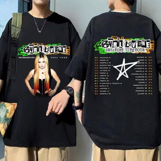 Discover Avril Lavigne Greatest Hits Tour 2024 Shirt