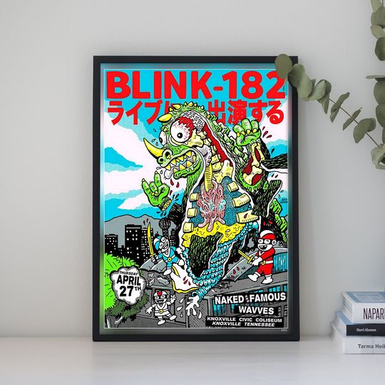Discover B182 Concert Poster - High quality silk art print