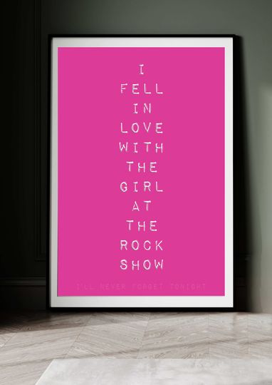 Discover B182 - The Rock Show Poster