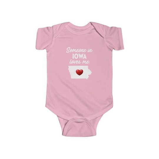 Discover Iowa Onesie - Someone In Iowa Loves Me