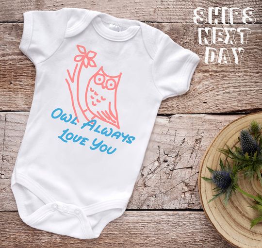 Discover Owl Always Love You Baby Onesie