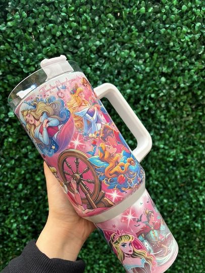 Discover 40 oz Tumbler: Enchanted Princess Collection