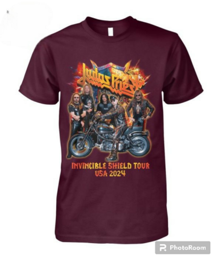 Discover Judas Priest Invincible Shield Tour USA 2024 T-Shirt