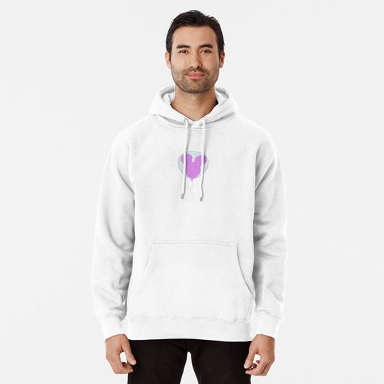 Discover Pink Mouse Balloon Pullover Hoodie