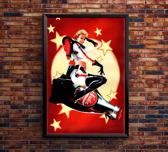 Discover Falllout Poster Nuka Cola Cowgirl Girl Pin Up Video Game Poster